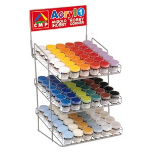 Boja tempera akrilna 60g CMP 910 srebrna