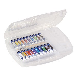 Boja tempera akrilna 18ml x10 + vodilicu tubi x10 CMP