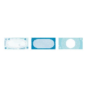 Etikete u roli 96x46mm novogodišnje Kristal 1/24 Heyda 20-35843 33 sortirano blister!!