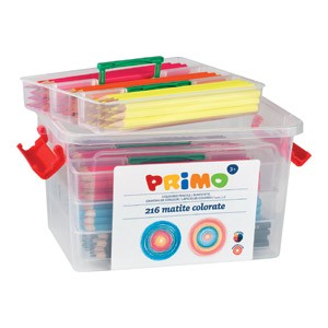 Boje drvene 216 boja(18x12boja) Primo-pp kutija CMP.