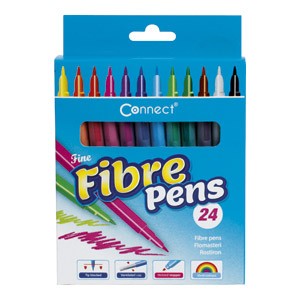 Flomaster školski 24boje karton Connect blister