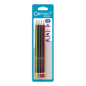 Olovka grafitna HB trokutasta pk4 Connect blister