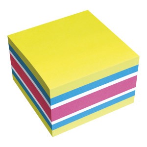 Blok samoljepljiv kocka 75x75mm 450L Brillant Global Notes 5654-51 mix