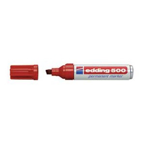 Marker permanentni 2-7mm Edding 500 crveni