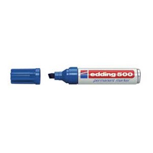Marker permanentni 2-7mm Edding 500 plavi