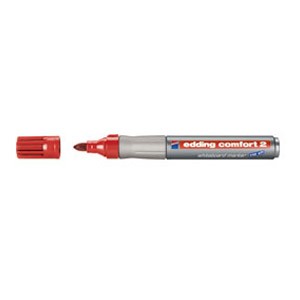 Marker za bijelu ploču 1,5-3mm grip Edding Comfort 2 crveni!!