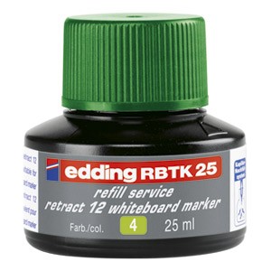 Tinta za marker (za bijelu ploču) 25ml Edding BTK25 zelena