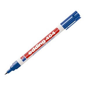 Marker permanentni 0,75mm Edding 404 plavi