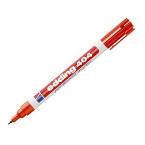 Marker permanentni 0,75mm Edding 404 crveni