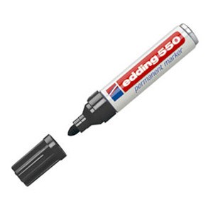 Marker permanentni 3-4mm Edding 550 crni