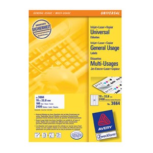 Etikete ILK 70x33,8mm pk100L Zweckform 3664