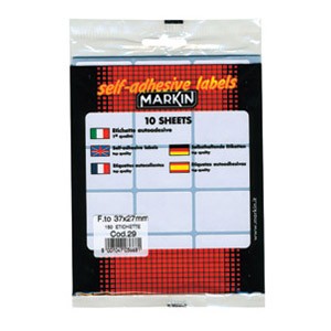 Etikete slep 37x27mm pk10L 10029 blister
