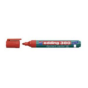Marker Flipchart 1,5-3mm Edding 380 crveni