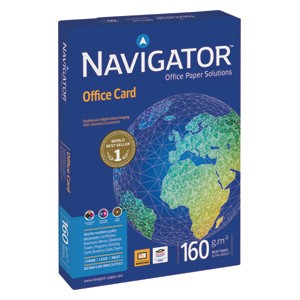 Papir ILK Navigator A4 160g Office Card pk250 Soporcel
