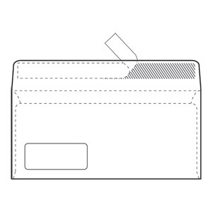 Kuverte ABT-PL strip 80g