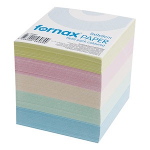 Papir za kocku 9x9x9cm pastelne boje