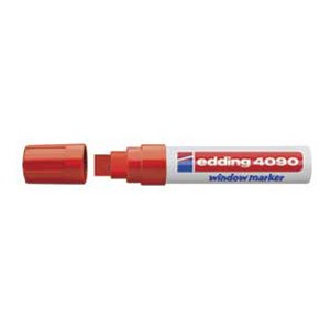 Marker-kreda za staklo 4-15mm Edding 4090 crveni