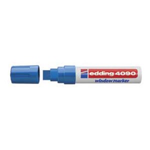 Marker-kreda za staklo 4-15mm Edding 4090 plavi