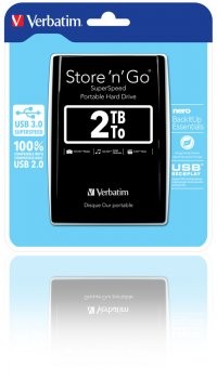 Externi HDD Verbatim USB 3.0 2,5" 2TB BLACK