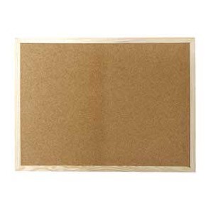 Ploča pluto 60x45cm dvostrana drveni okvir Bi-Office