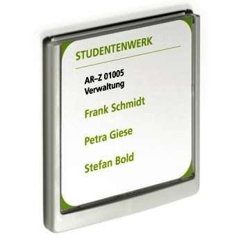 Informacijski okvir za vrata CLICK SIGN 149x148.5mm bijeli