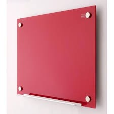Ploča magnetna 120x90cm staklena Nobo 1903844 crvena