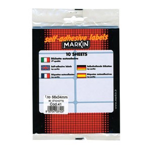 Etikete slep 56x34mm pk10L 10041 blister
