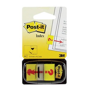 Zastavica 25,4x43,2mm 50L Post-it 3M.680-32 "?" žuta
