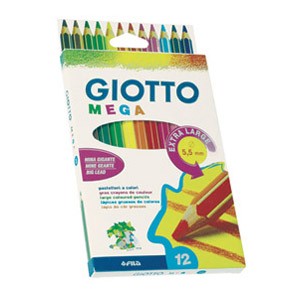 Boje drvene 12boja Giotto Mega Fila 2256 blister