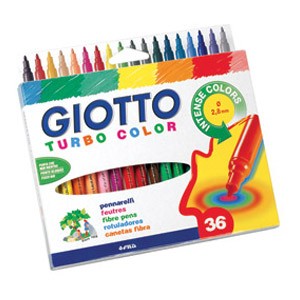 Flomaster školski 36boja Giotto Turbo Color Fila 0716 blister