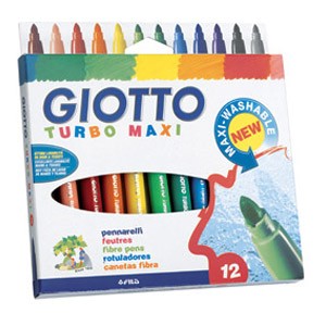 Flomaster školski 12boja Giotto Maxi Fila 0762 blister