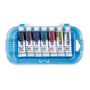 Boja tempera 7,5ml aluminijska tuba 7boja Giotto Fila 3015 blister
