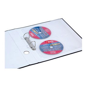 Fascikl uložni pp za 4 CD i 4 vizitke A4 pk25 Donau 1715