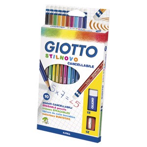 Boje drvene 10boja s gumicom Giotto Fila 2568 blister