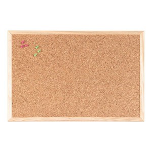 Ploča pluto 80x60cm jednostrana drveni okvir Bi-Office