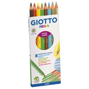 Boje drvene 8boja Giotto Mega Fila 225400 blister