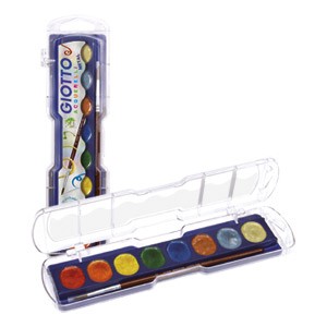 Boja vodena 8boja+kist Metallic Giotto Fila 331100 blister