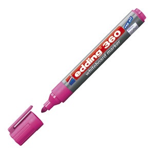 Marker za bijelu ploču 1,5-3mm Edding 360 rozi