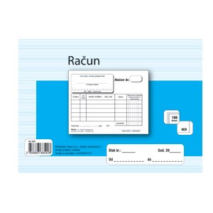 Obrazac A-643/NCR račun A6 (gotovinski)