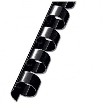 Spirala plastična fi-19mm pk100 Fellowes crna