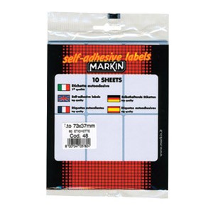 Etikete slep 73x37mm pk10L 10048 blister