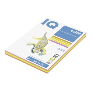 Papir ILK IQ Neon A4 80g pk200 Mondi RB04 mix