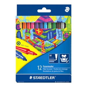 Flomaster školski 12boja Noris Club Staedtler 325 C12