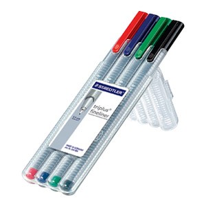 Flomaster fineliner triplus  4boje Staedtler 334SB4 blister