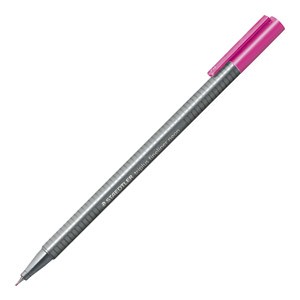 Flomaster fineliner triplus 0,3mm Staedtler 334-221 neon rozi