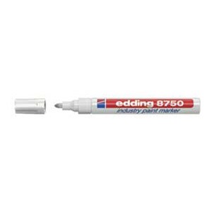 Marker industrijski lakirajući 2-4mm Edding 8750 bijeli