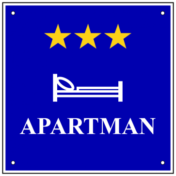Ploča za apartman - APARTMAN 3*
