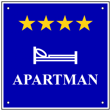 Ploča za apartman - APARTMAN 4*