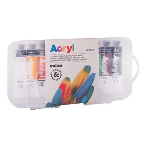 Boja tempera akrilna 18ml aluminijska tuba 10boja CMP