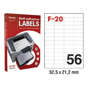 Etikete ILK 52,5x21,2mm pk100L Fornax F-20